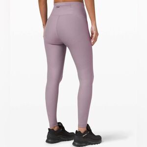 Lululemon Zoned In Tight *27" Lunar Rock- Size 6